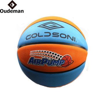 Guangzhou Oudeman YONO tamanho do escritório da marca 7 bola de basquete personalizado de borracha basquete atacado